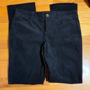 Lilly Pulitzer Black Corduroy Pants Women's Size 4